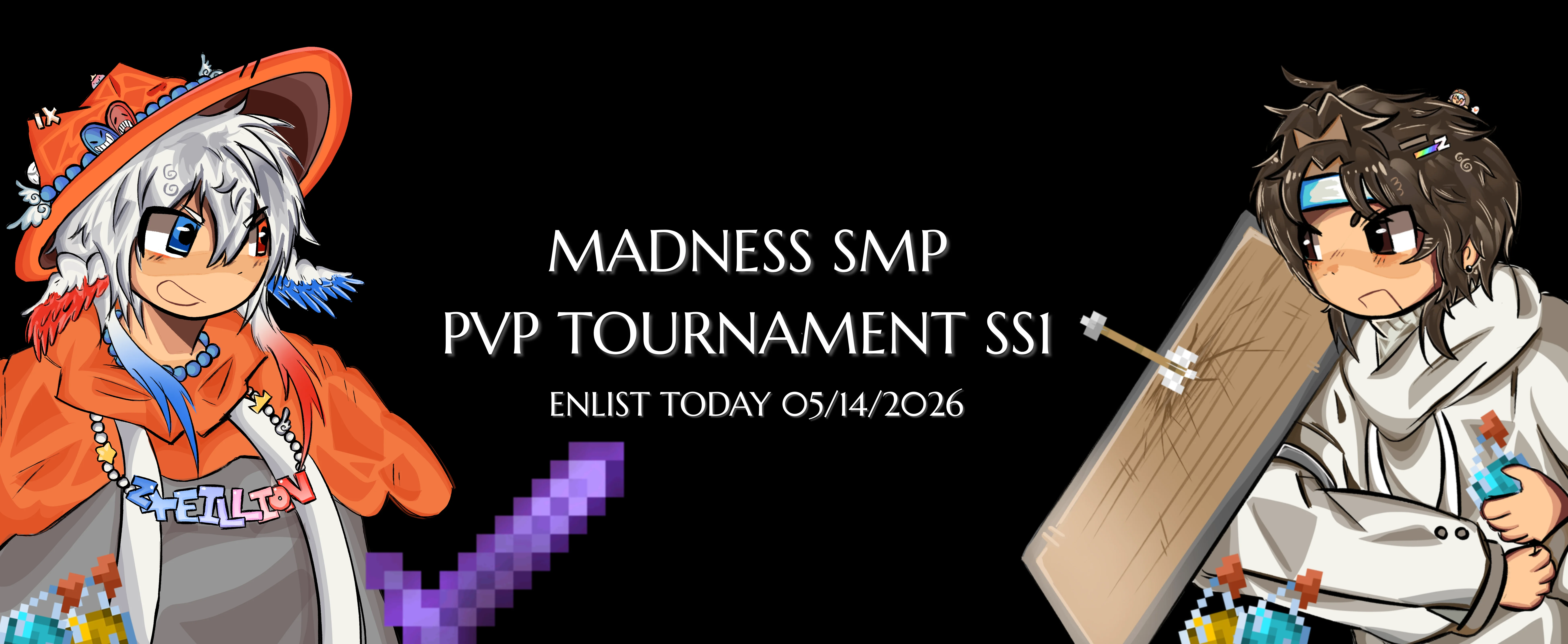🏆 Madness SMP : PVP Tournament SS1